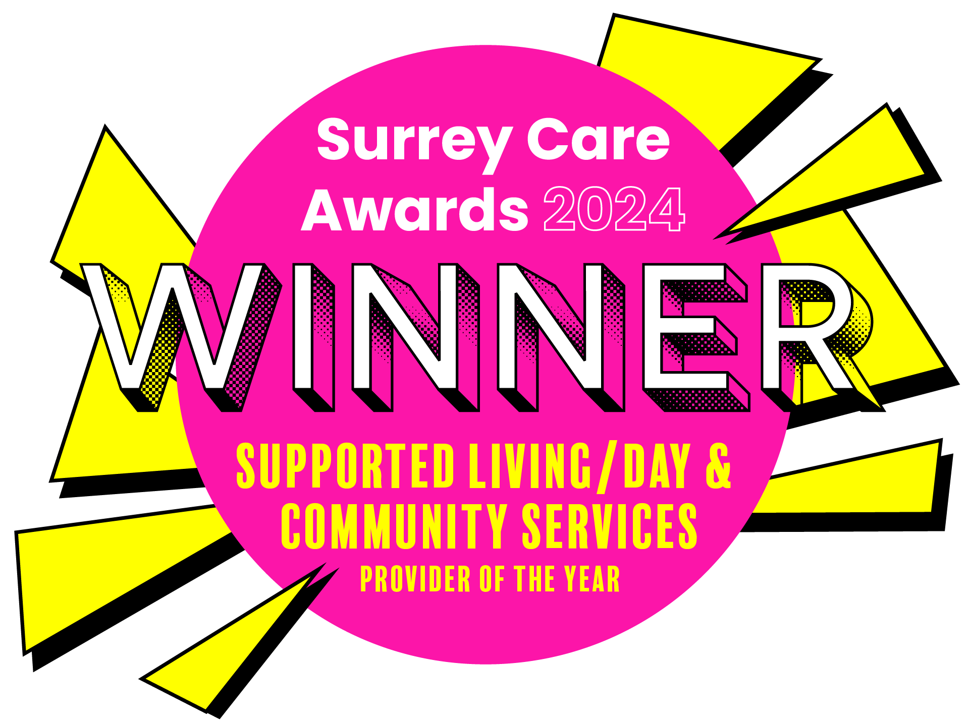 Surrey Care Awards Winner illustration